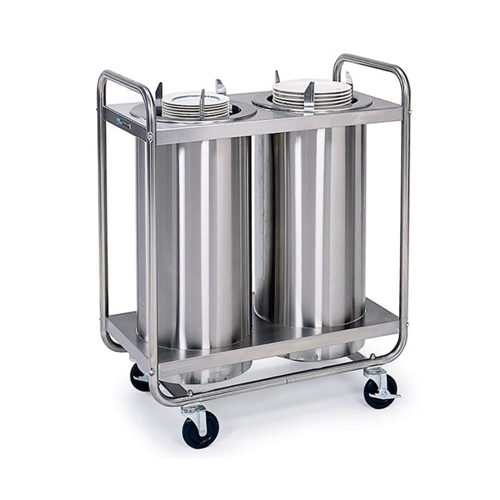 Lakeside 774 35 1/2" Mobile Dish Dispenser w/ (2) Columns, Stainless