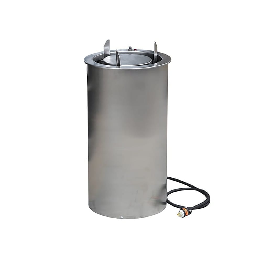 Lakeside 914 11 1/2" Heated Drop In Dish Dispenser - Stainless, 120v