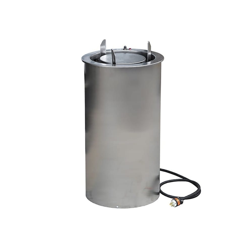 Lakeside 91425 11 1/2" Heated Drop In Dish Dispenser - ADA, Stainless, 120v