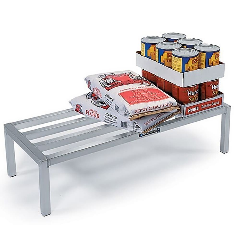 Lakeside 9170 36" Stationary Dunnage Rack w/ 2000 lb Capacity, Aluminum