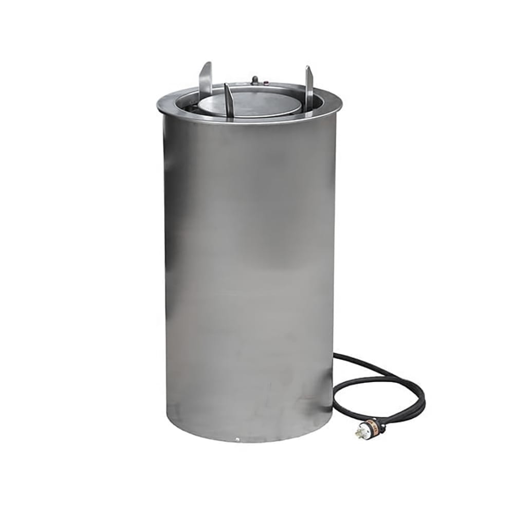 Lakeside 92425 13 3/4" Heated Drop In Dish Dispenser - ADA, Stainless, 240v/1ph