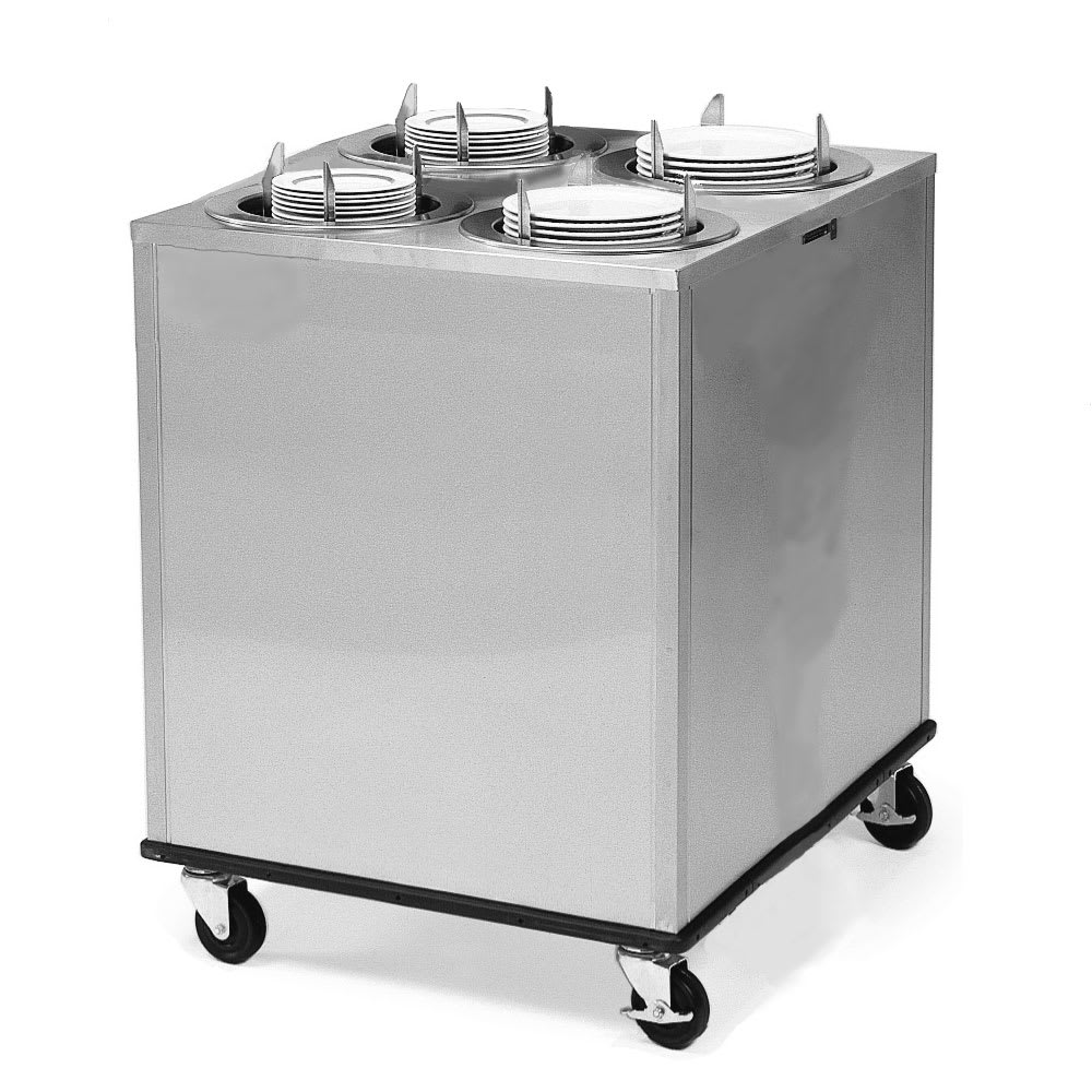 Lakeside 928 30 5/8" Mobile Dish Dispenser w/ (4) Columns, Stainless