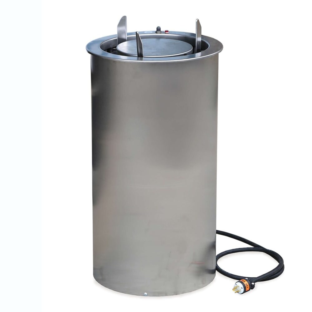 Lakeside 934 16" Heated Drop In Dish Dispenser - Stainless, 220v/1ph