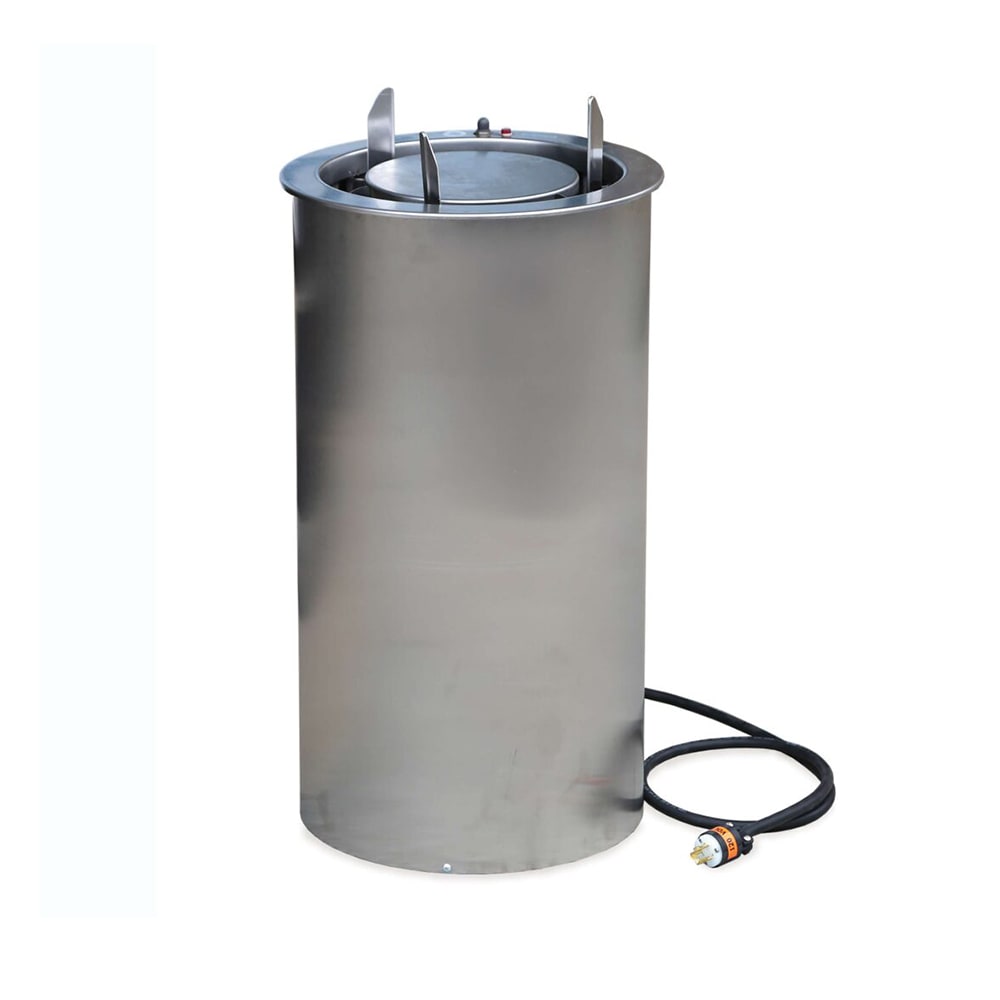 Lakeside 934 16" Heated Drop In Dish Dispenser - Stainless, 240v/1ph