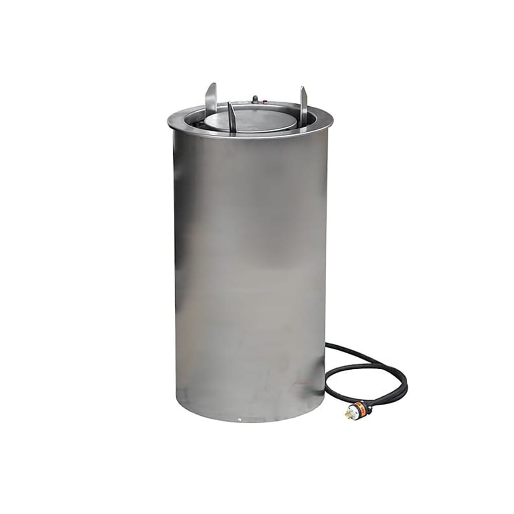 Lakeside 93425 16" Heated Drop In Dish Dispenser - ADA, Stainless, 120v