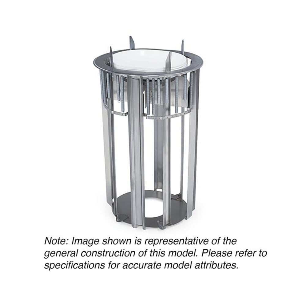 Lakeside 970 15 5/16" Heated Drop In Dish Dispenser for Oval Platters - Stainless, 220v/1ph