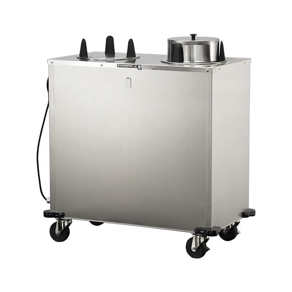 Lakeside E6200 36 1/2" Heated Mobile Dish Dispenser w/ (2) Columns - Stainless, 120v