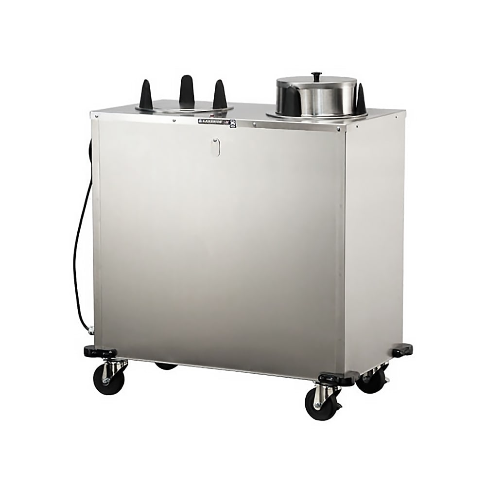 Lakeside E6205 36 1/2" Heated Mobile Dish Dispenser w/ (2) Columns - Stainless, 120v