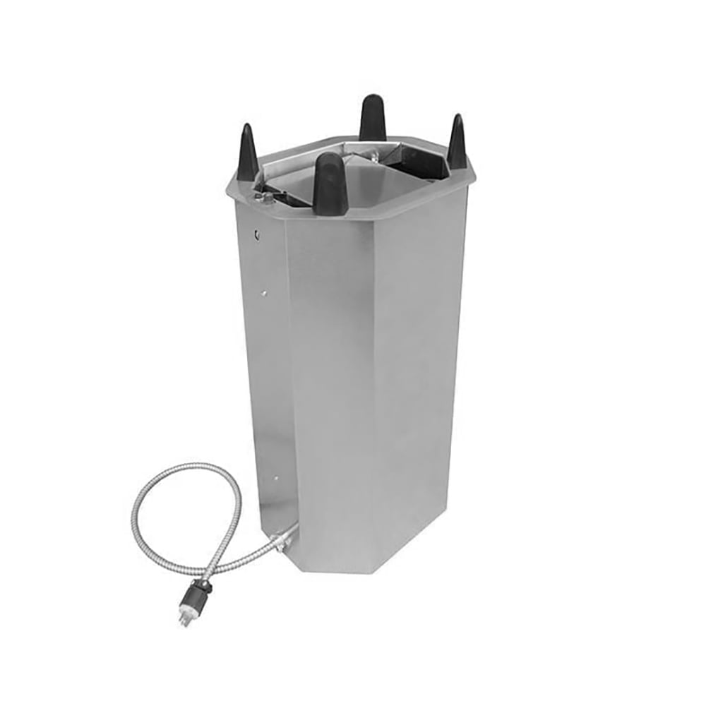 Lakeside V6012 16 1/4" Heated Drop In Dish Dispenser for Oval Platters - Stainless, 120v