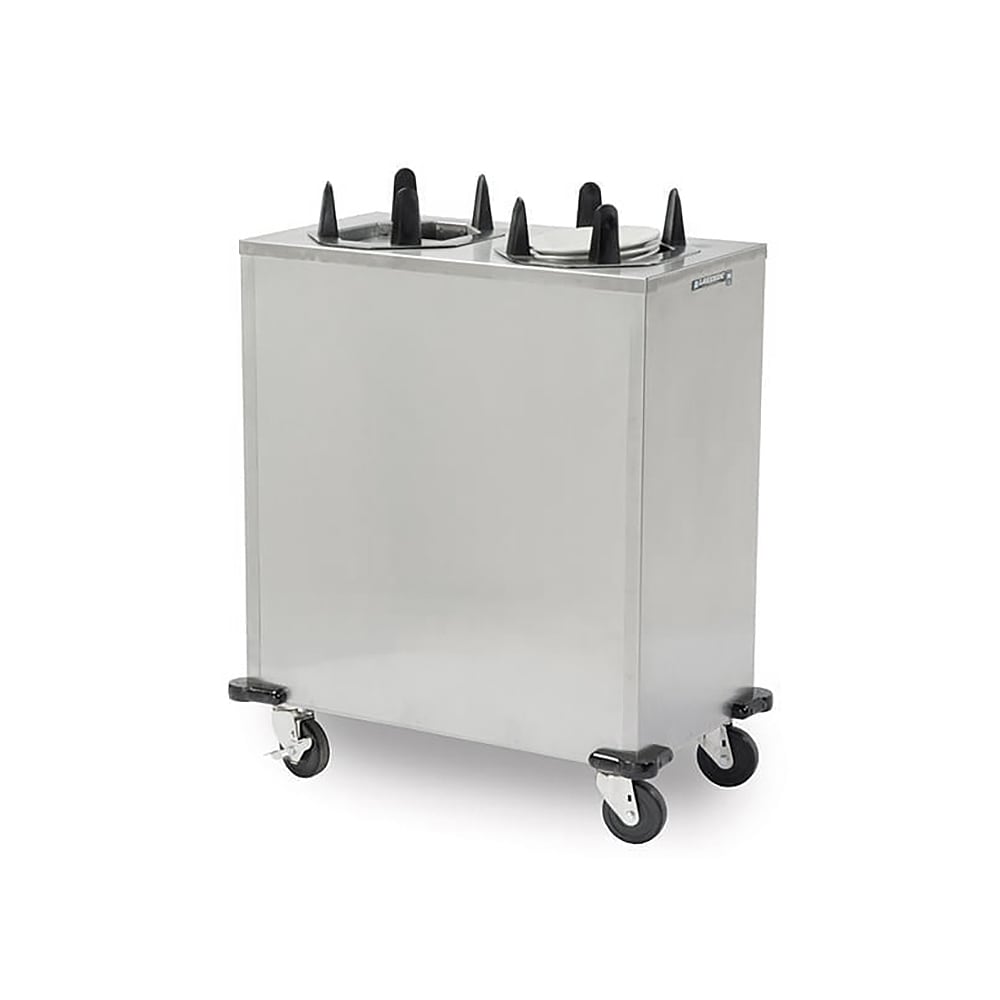 Lakeside V6210 36 1/2" Heated Mobile Dish Dispenser for Oval Platters w/ (2) Columns - Stainless, 120v