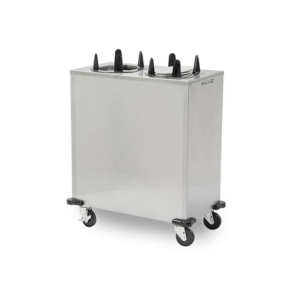 Lakeside V6212 36 1/2" Heated Mobile Dish Dispenser for Oval Platters w/ (2) Columns - Stainless, 120v