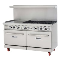 Black Diamond BDGR-6024GB 60" 6 Burner Gas Range w/ Griddle/Broiler, Natural Gas thumbnail 2