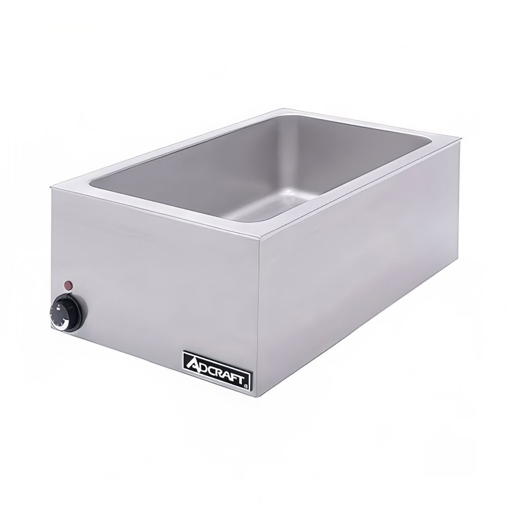 Adcraft FW-1500W/C Countertop Food Warmer - Wet w/ (1) Full Size Pan Wells, 120v