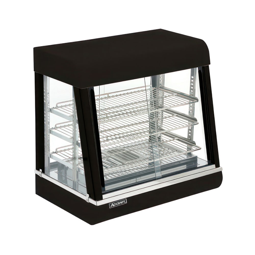Adcraft HD-26 Countertop Heated Display Case w/ Front & Rear Sliding Doors, 26x18.7x25.25"