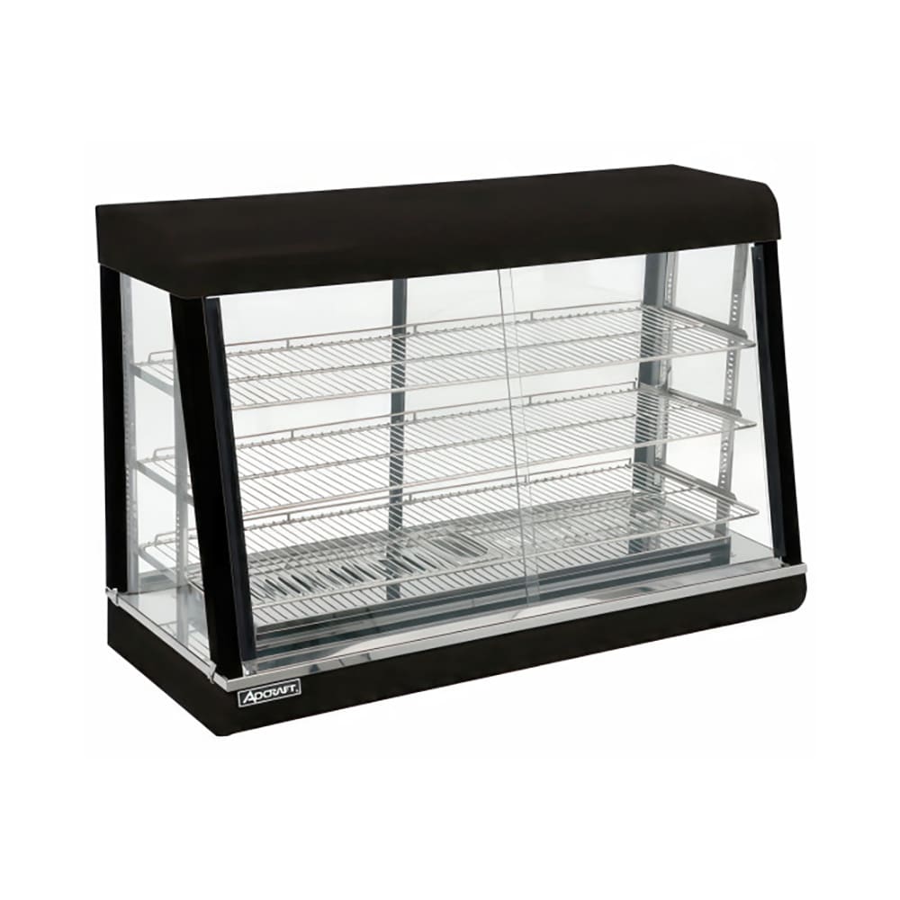 Adcraft HD-48 47 1/4" Self Service Countertop Heated Display Case  - (3) Shelves, 120v