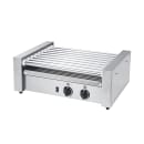MoTak HDRG3 24 Hot Dog Roller Grill w/ Manual Controls - Flat Top, 120v thumbnail 4