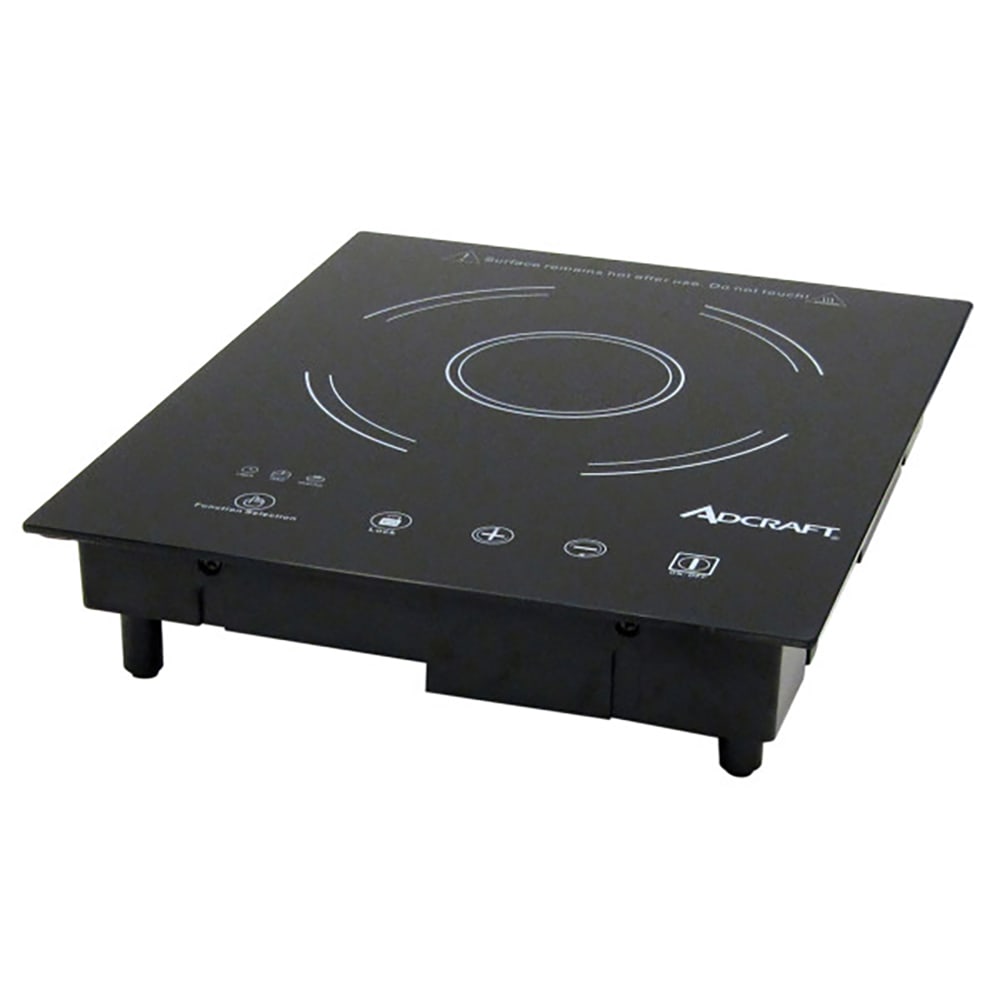 Adcraft IND-D120V Drop-In Induction Cooktop w/ (1) Burner, 120v/1ph