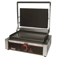 Adcraft SG-811E/F Single Commercial Panini Press w/ Cast Iron Smooth Plates, 120v thumbnail 4