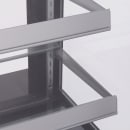 Kool-It KBF-36 36" Full Service Bakery Case w/ Straight Glass - (3) Levels, 110-120v thumbnail 3