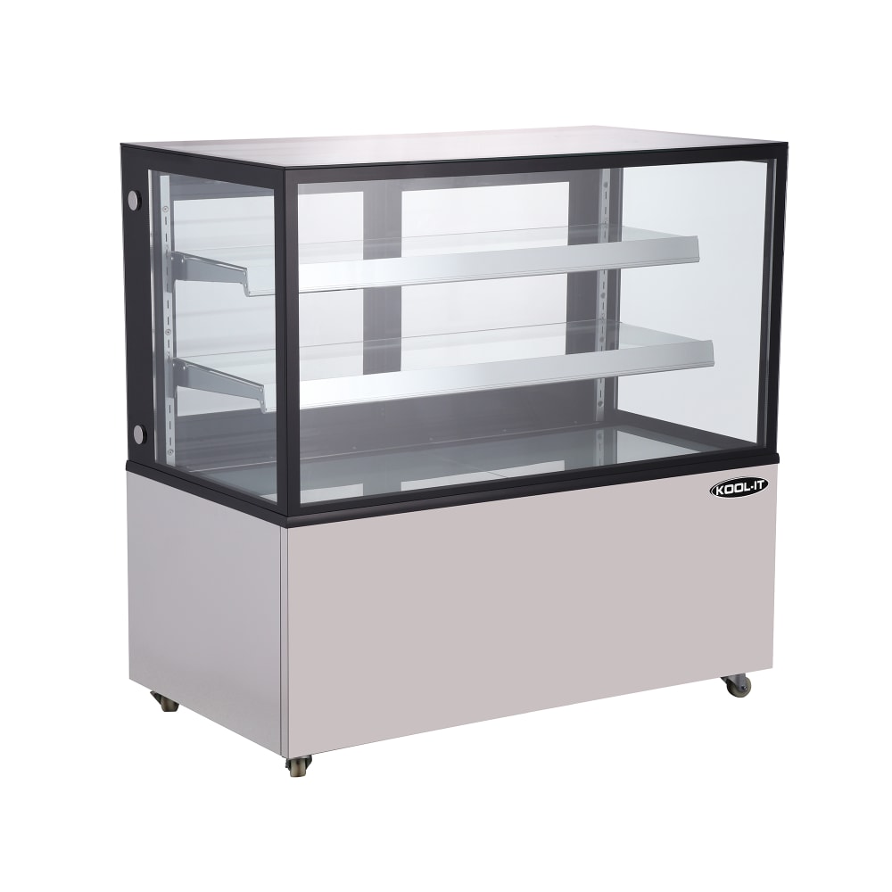 Kool-It KBF-60 59 3/5" Full Service Bakery Case w/ Straight Glass - (3) Levels, 110v