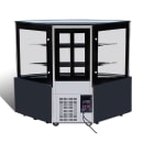 Kool-It KBF-60C 57 1/2" Full Service Refrigerated Bakery Case w/ Curved Glass - (3) Levels, 110v thumbnail 2