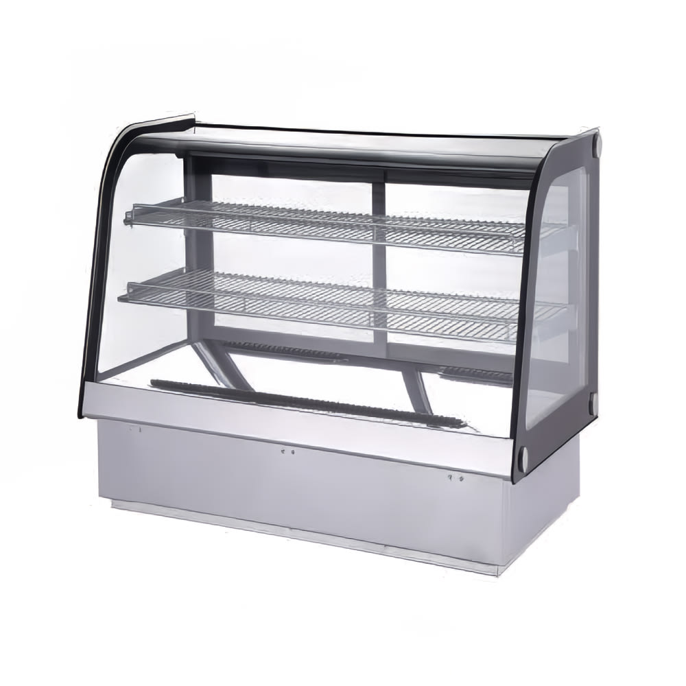 Kool-It KCD-48 48" Full Service Drop In Deli Case w/ Curved Glass - (2) Levels, 115v