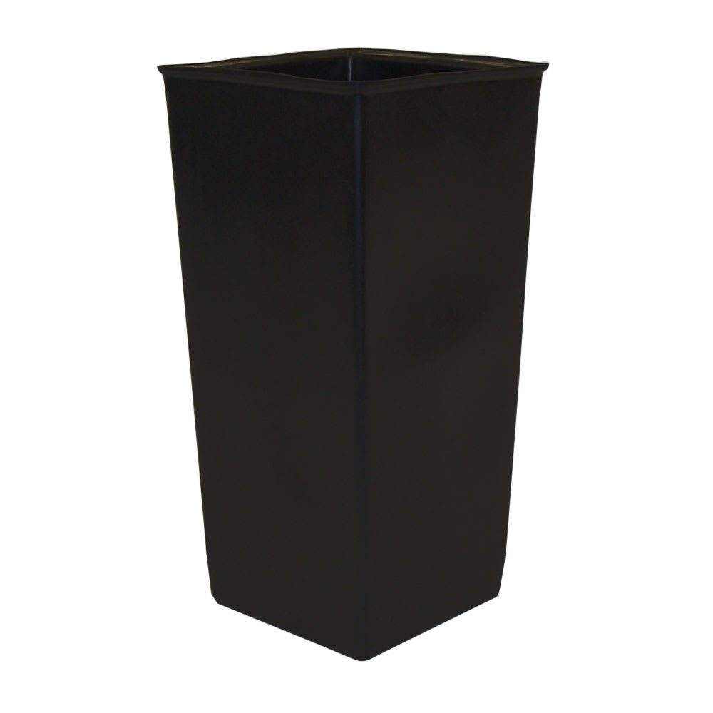 Witt Indoor 13 gal Square Rigid Trash Can Liner, Plastic - Black (13R)