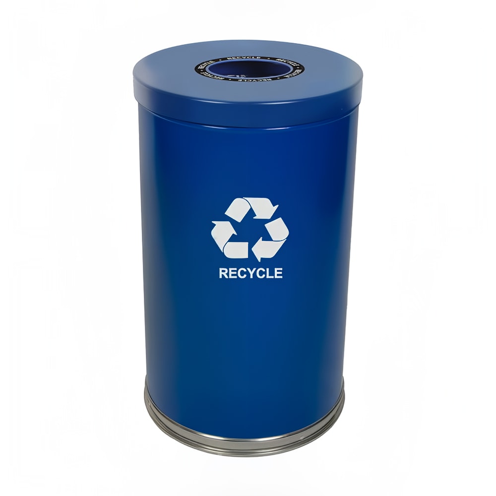 Witt 35 gal Multiple Materials Recycle Bin - Indoor, Decorative (18RTBL-1H)
