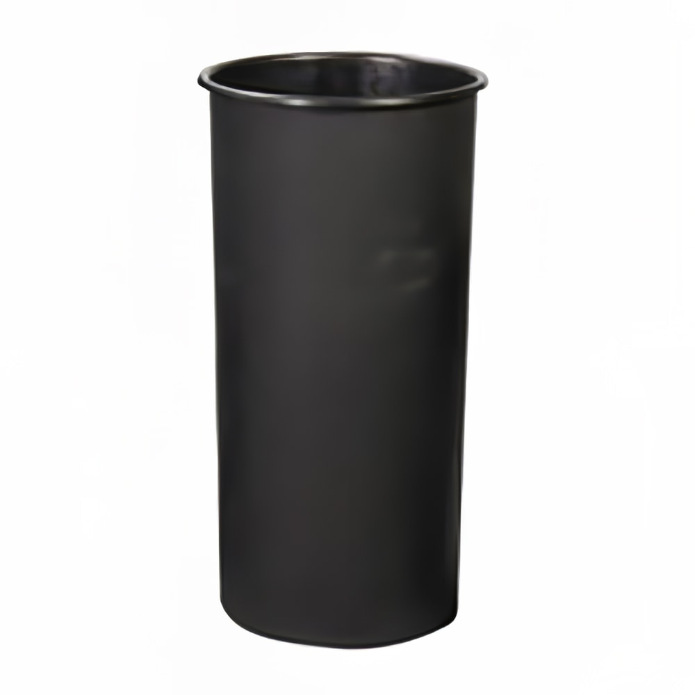 Witt 20 gal Round Rigid Trash Can Liner, Plastic - Black (20LBK)