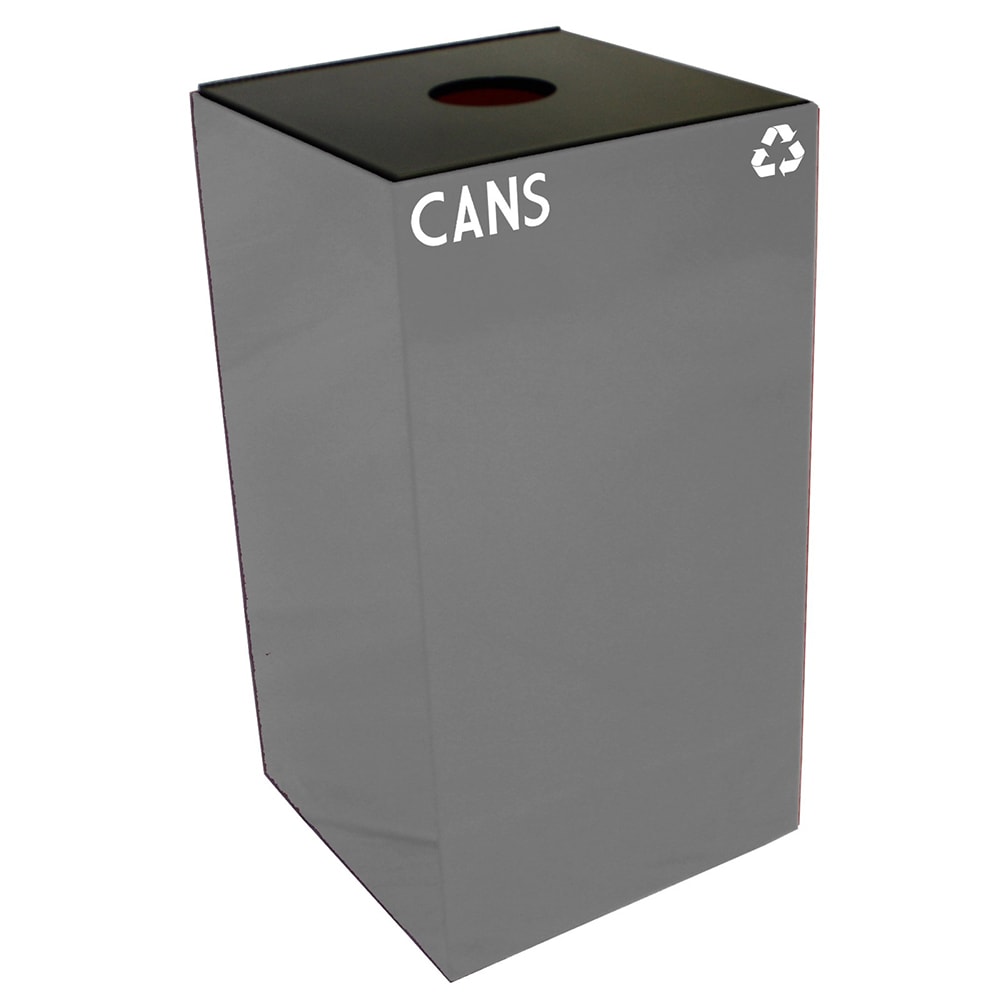 Witt 28 gal Cans Recycle Bin - Indoor, Fire Resistant (28GC01-SL)