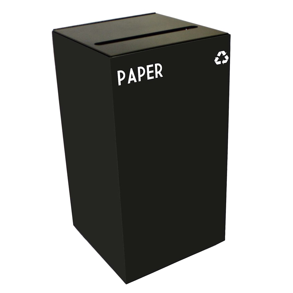 Witt 28 gal Paper Recycle Bin - Indoor, Fire Resistant (28GC02-CB)