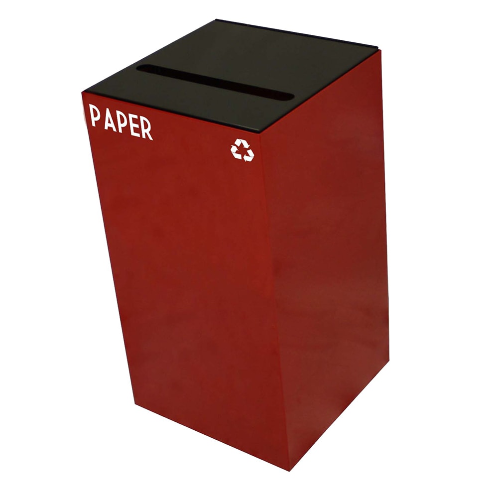 Witt 28 gal Paper Recycle Bin - Indoor, Fire Resistant (28GC02-SC)