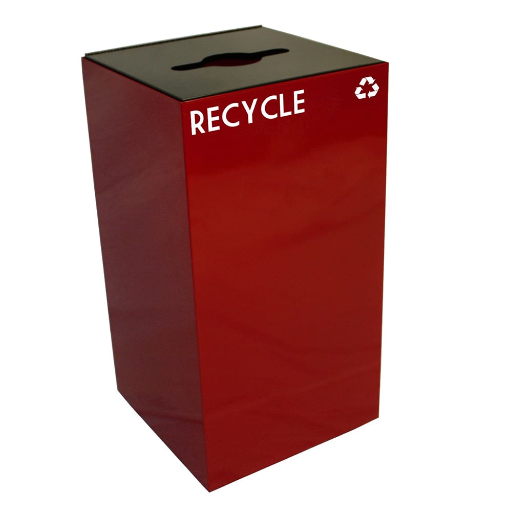 Witt 28 gal Multiple Materials Recycle Bin - Indoor, Fire Resistant (28GC04-SC)