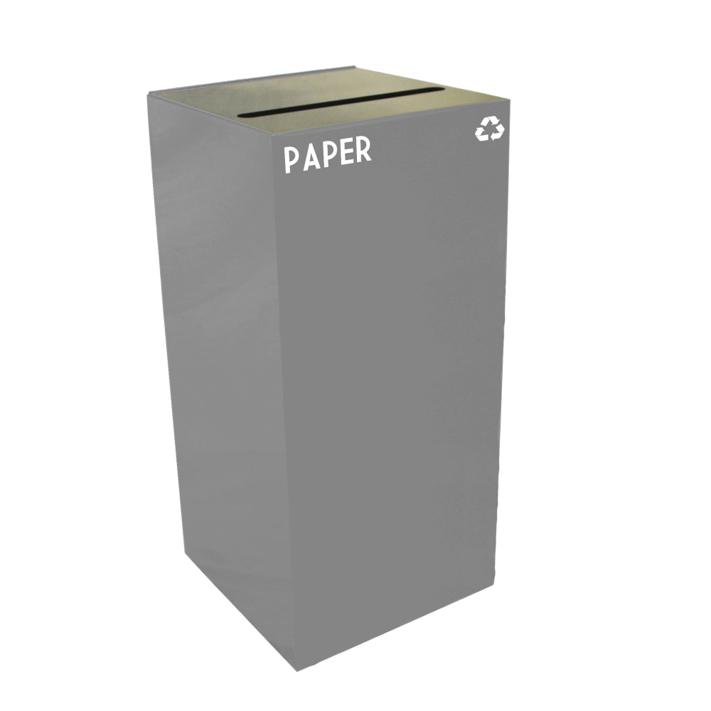 Witt 32 gal Paper Recycle Bin - Indoor, Fire Resistant (32GC02-SL)