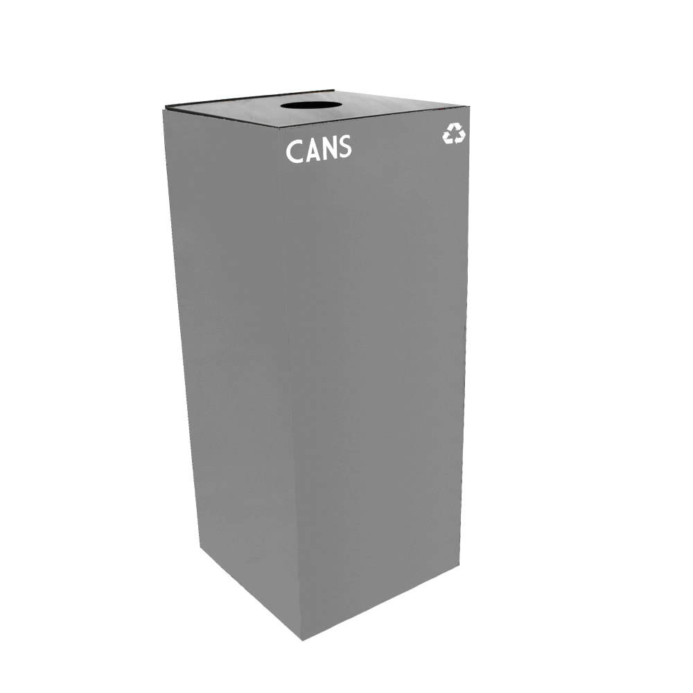 Witt 36 gal Cans Recycle Bin - Indoor, Fire Resistant (36GC01-SL)