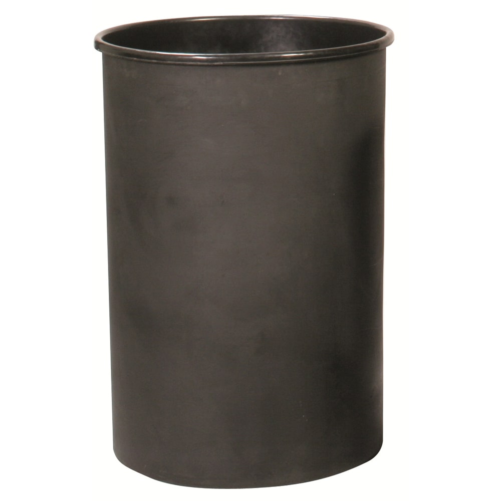 Witt 55 gal Round Rigid Trash Can Liner, Plastic - Black (55LBK)