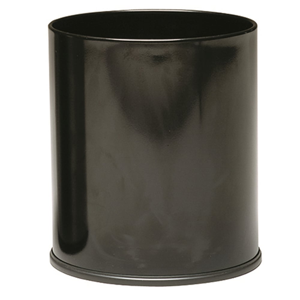 Witt 4 gal Indoor Decorative Trash Can - Metal, Black (66BK)
