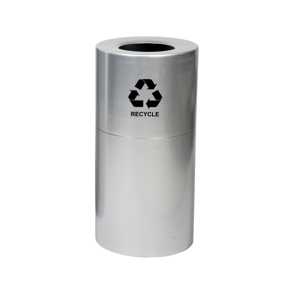 Witt 24 gal Multiple Materials Recycle Bin - Indoor, Decorative (AL18-CLR-R)
