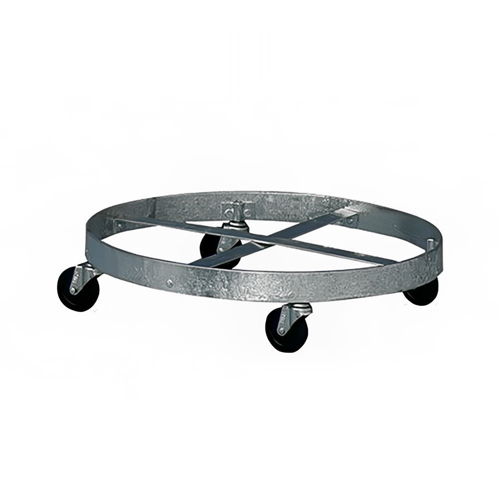 Witt Round Metal Trash Can Dolly w/ Flat Center (DD-200)