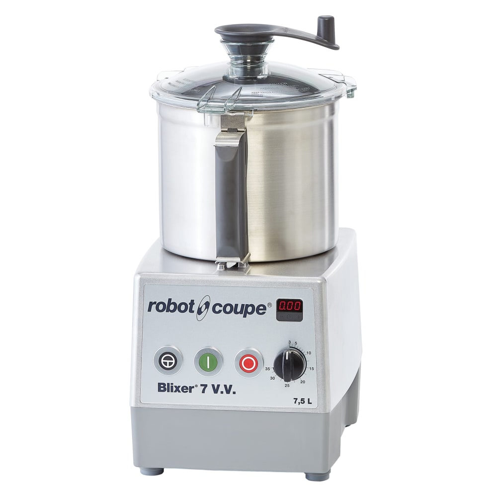 Robot Coupe BLIXER7VV Variable Speed Batch/Bowl Food Processor w/ 8 qt Bowl, 120v
