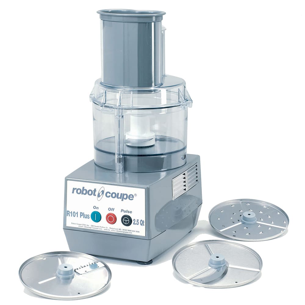 Robot Coupe R101PPLUS 1 Speed Cutter Mixer Food Processor w/ 2 qt Bowl, 120v