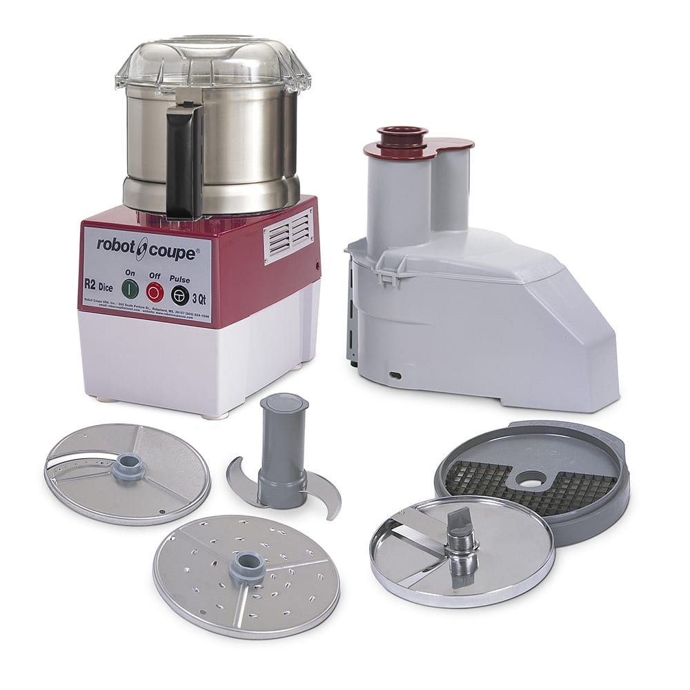 Robot Coupe R2UDICE 1 Speed Combination Food Processor w/ 3.17 qt Bowl, 120v