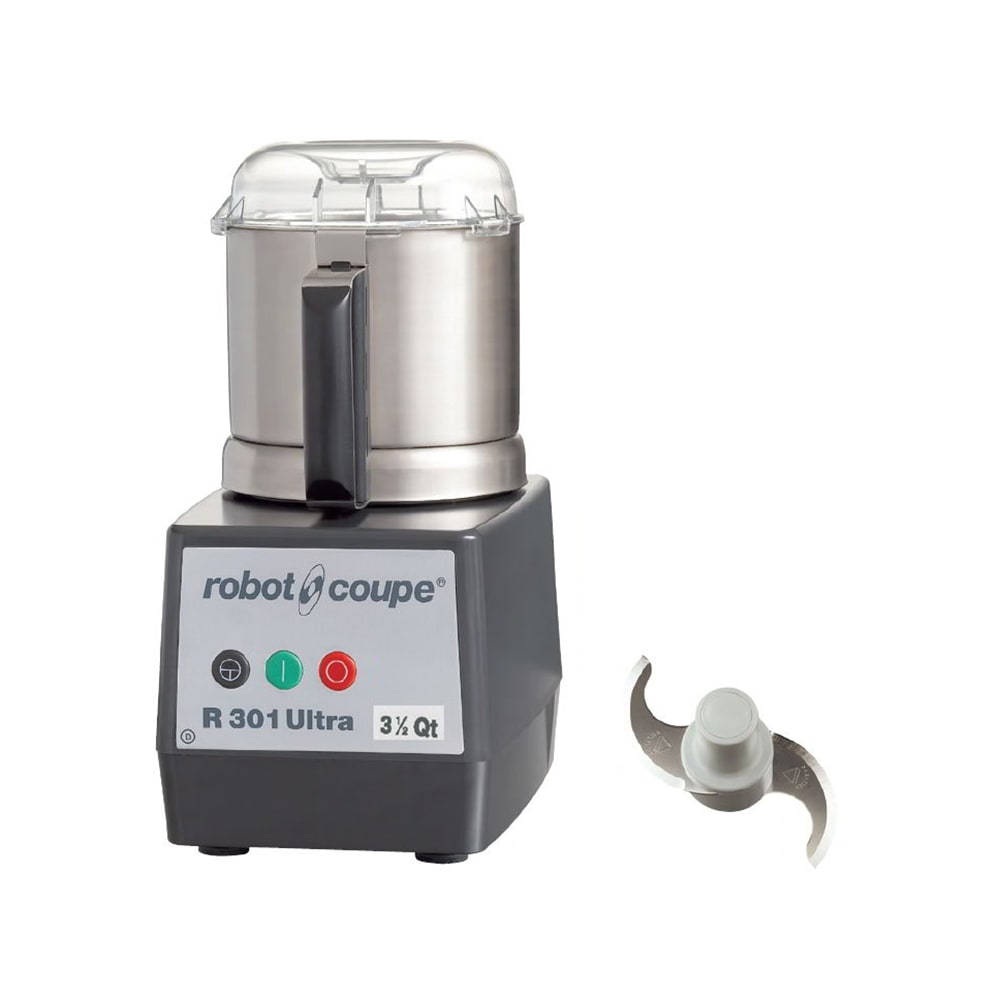 Robot Coupe R301UB 1 Speed Cutter Mixer Food Processor w/ 3 1/2 qt Bowl, 120v