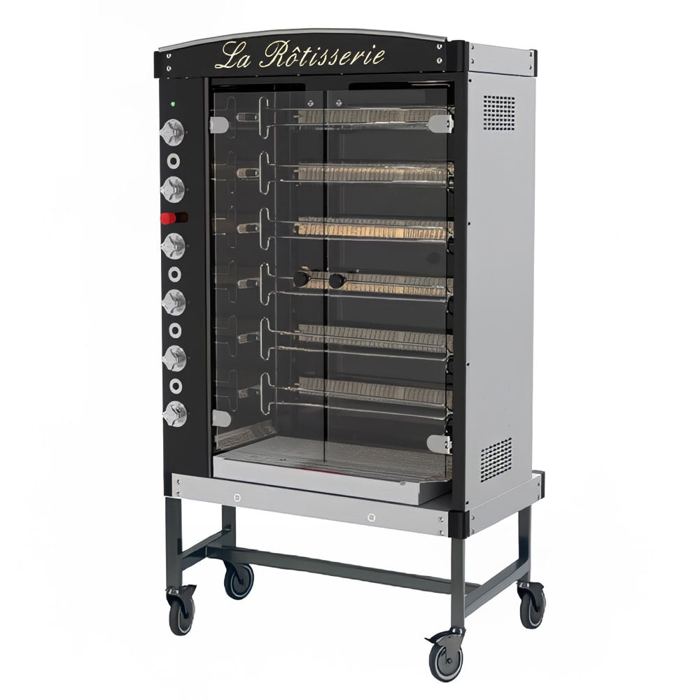 Doregrill MAG Series Gas 6 Spit Rotisserie w/ 30 Bird Capacity, Liquid Propane (MAG 40/6 GAS)
