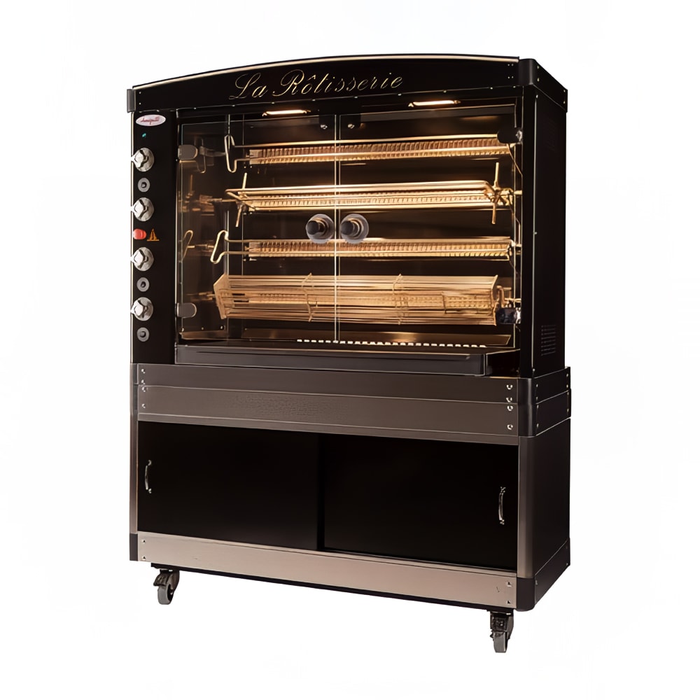 Doregrill MAG Series Gas 4 Spit Rotisserie w/ 28 Bird Capacity, Liquid Propane (MAG 58/4 GAS)