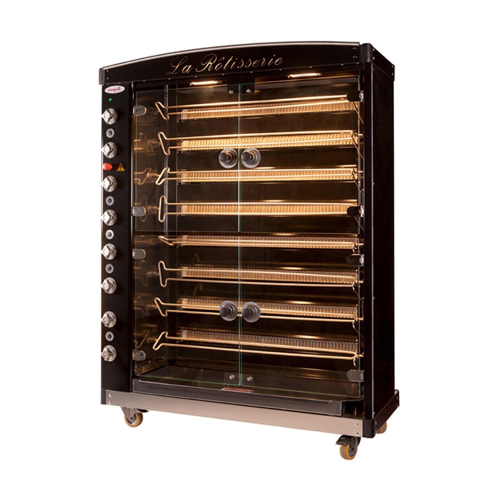 Doregrill MAG Series Gas 8 Spit Rotisserie w/ 56 Bird Capacity, Natural Gas (MAG 58/8 GAS)