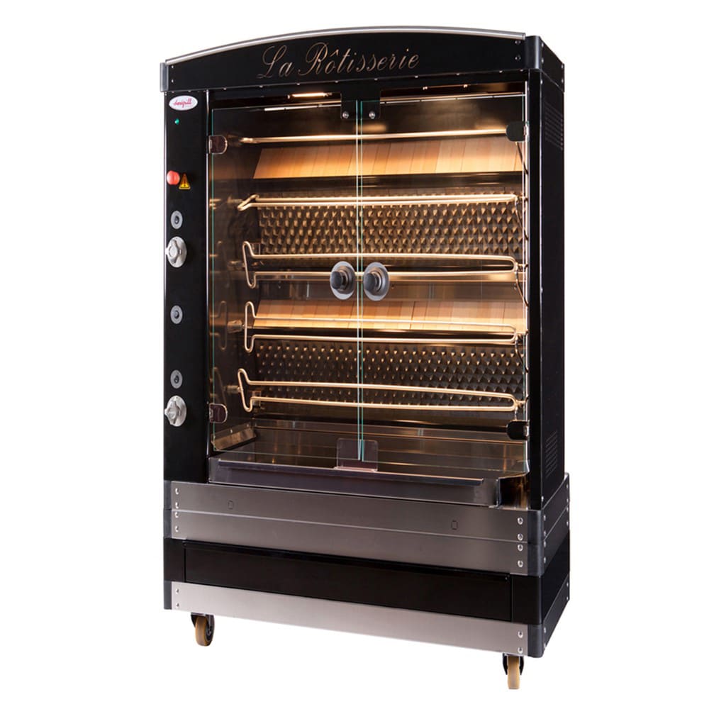 Doregrill MAGFLAM Series Gas 5 Spit Rotisserie w/ 20 Bird Capacity, Liquid Propane (MAGFLAM 40/5)