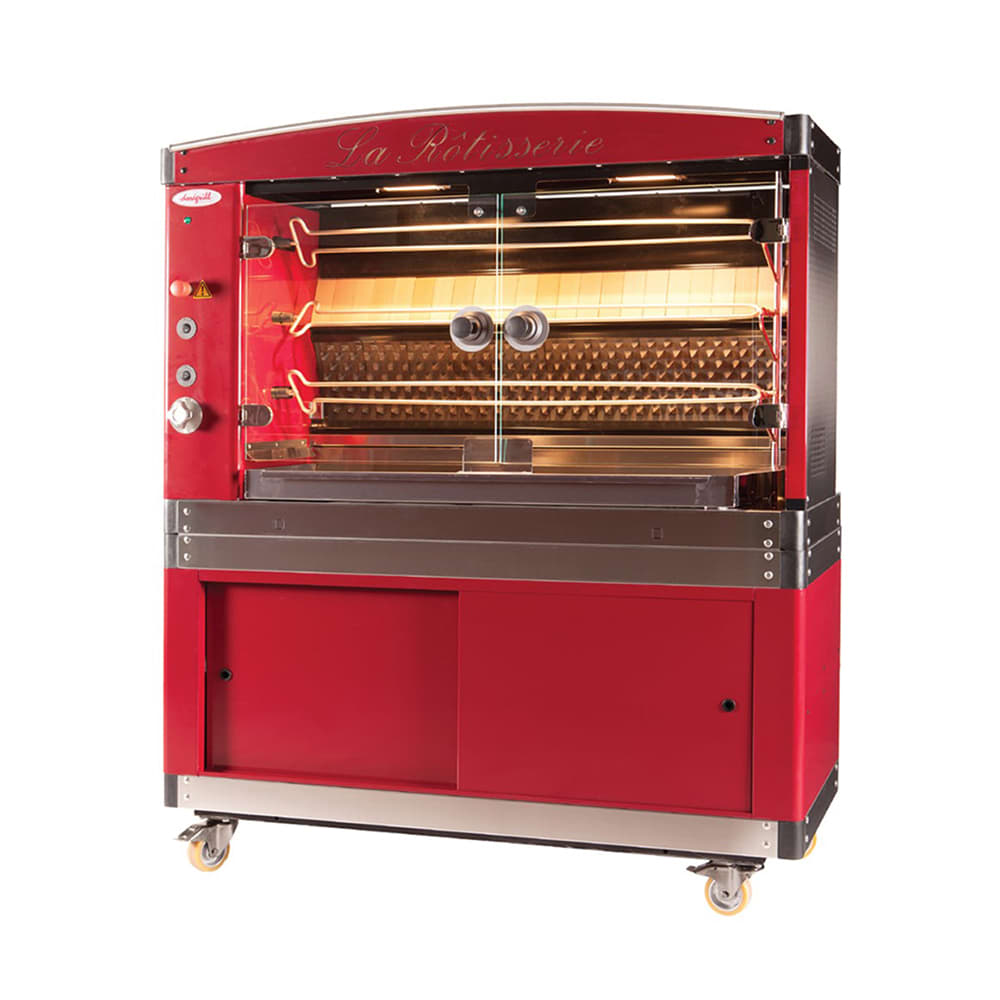 Doregrill MAGFLAM Series Gas 3 Spit Rotisserie w/ 21 Bird Capacity, Liquid Propane (MAGFLAM 58/3)