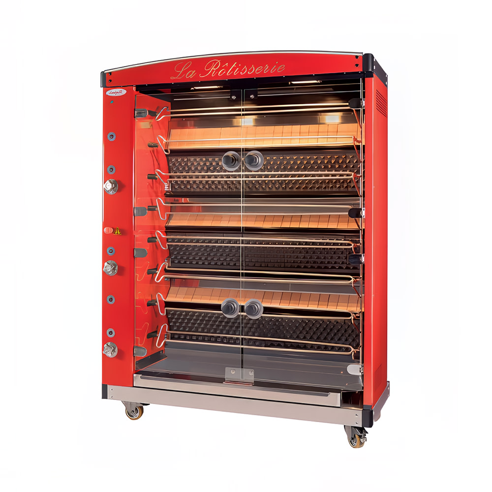 Doregrill MAGFLAM Series Gas 8 Spit Rotisserie w/ 56 Bird Capacity, Liquid Propane (MAGFLAM 58/8)
