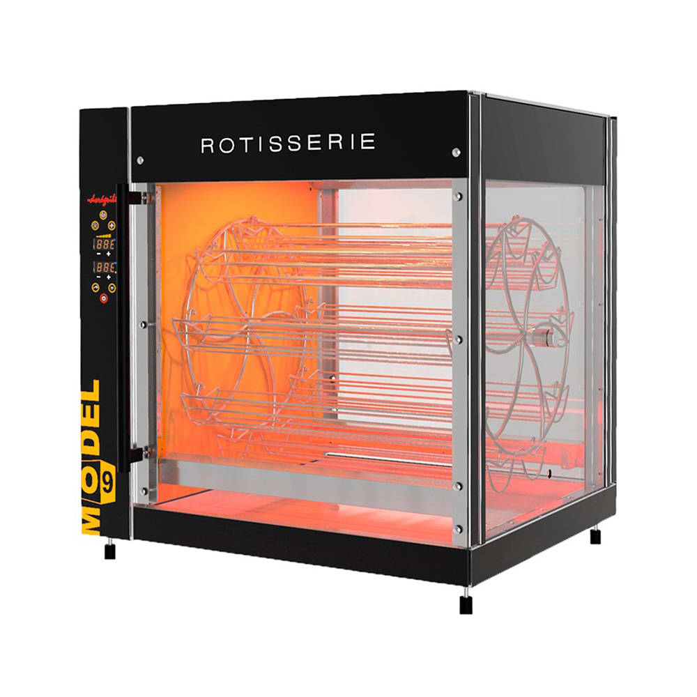 Doregrill MODEL Series Electric 1 Spit Rotisserie w/ 45 Bird Capacity, 220v (MODEL-9)